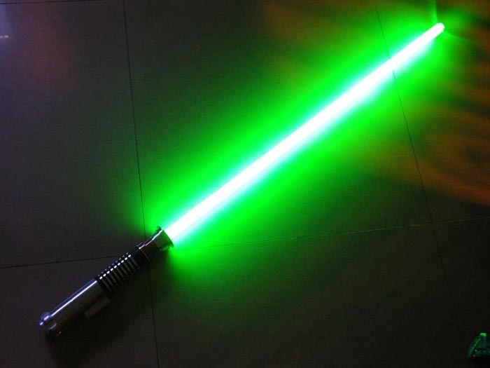 green laser sword