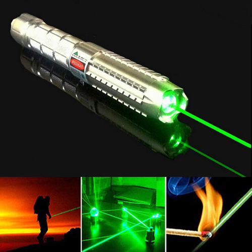 green 10000mw laser pointer light match