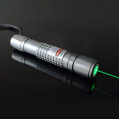 100mw green laser pointer adjustable flashlight