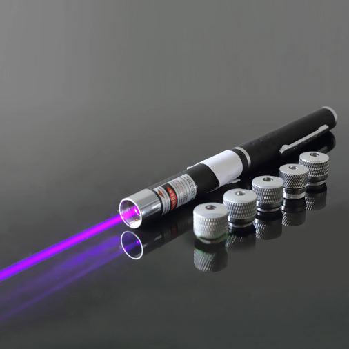 10mw blue violet star laser pointer pen 5in1