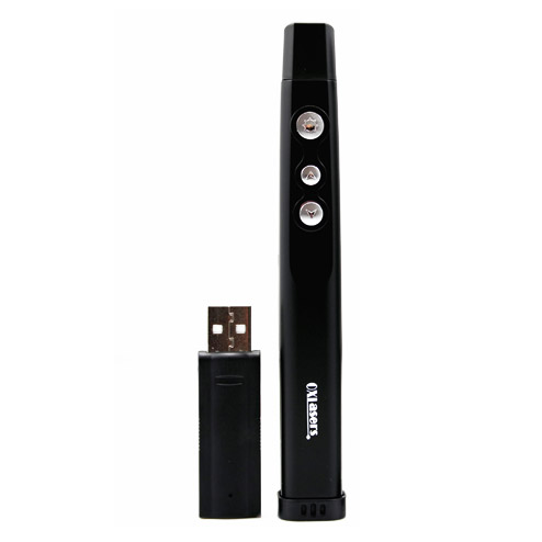 USB Wireless Presenter Page up down Red Laser Pointer inside card reader