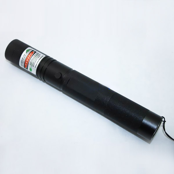 300mw green laser pointer adjustable flashlight burning match