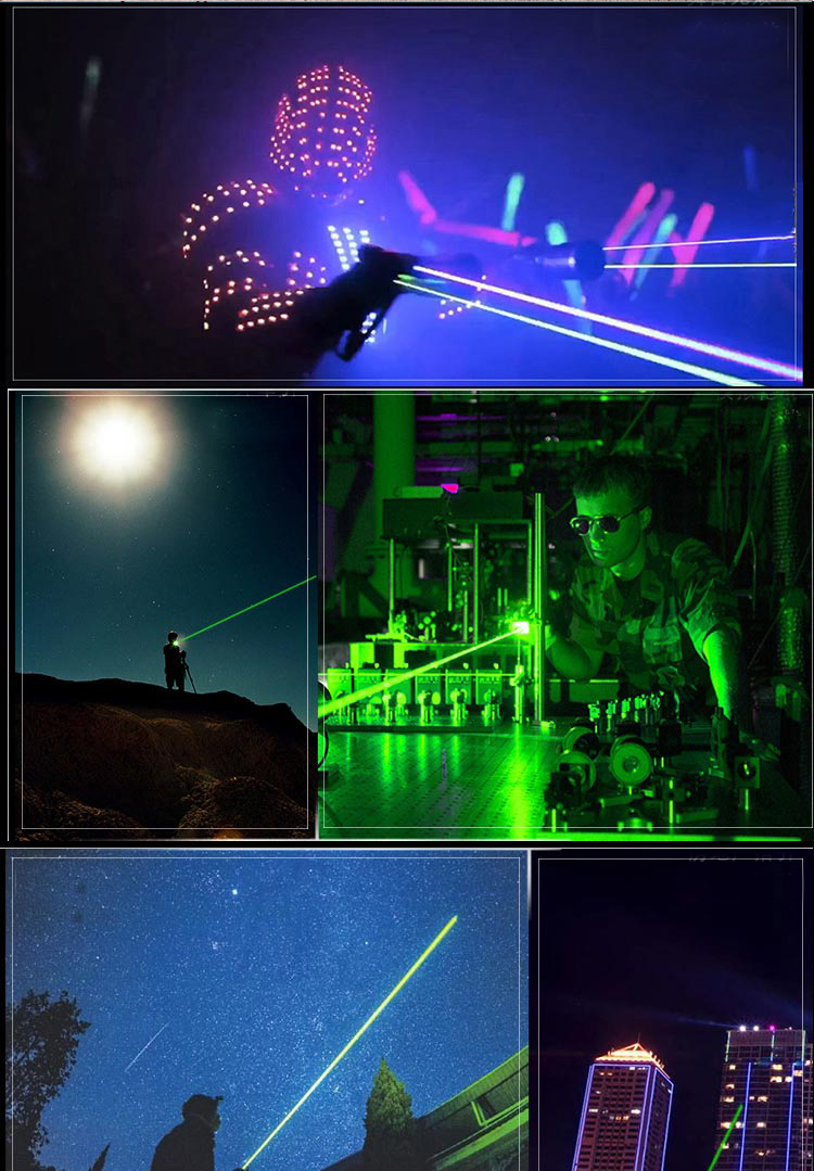 green 8w laser