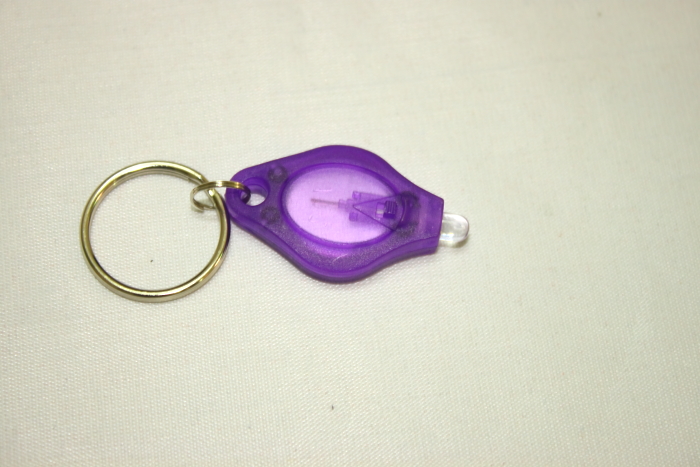 led light key chain laser