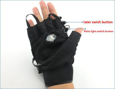 Green Laser Gloves