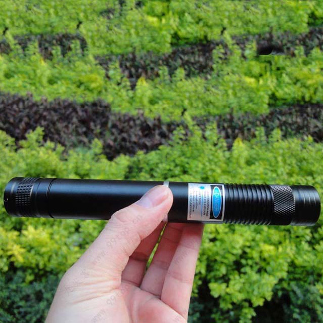 1000mw blue laser pointer adjustable flashlight burning match