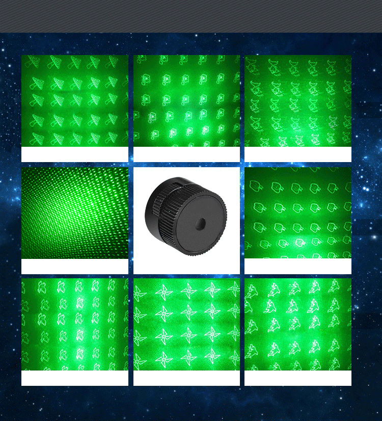 green laser light 8in1